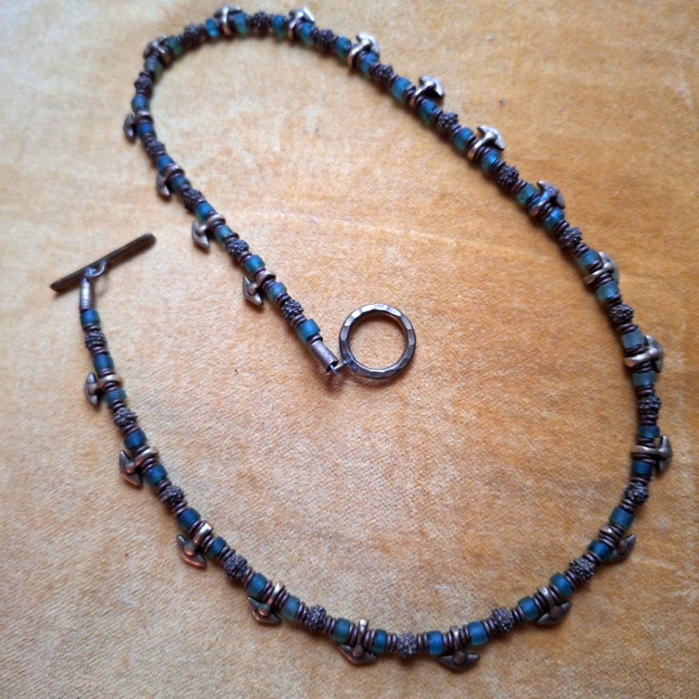 19" whale tail necklace